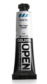 Golden OPEN Acrylic Paint Cobalt Teal 59ml