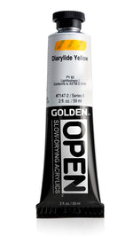 Golden OPEN Acrylic Paint Diarylide Yellow 59ml
