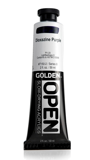 Golden OPEN Acrylic Paint Dioxazine Purple 59ml