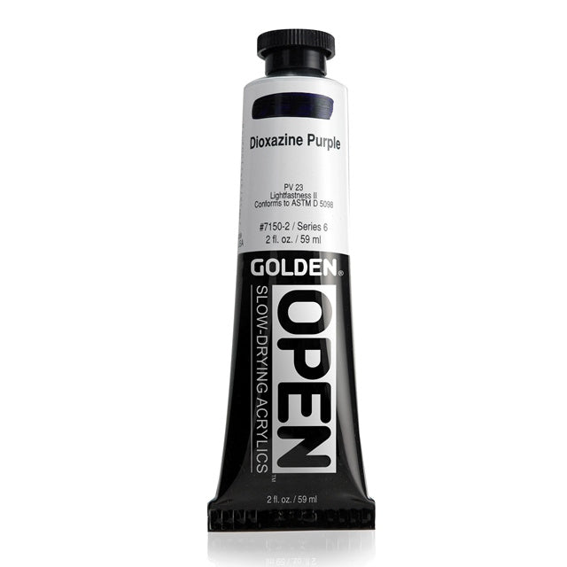 Golden OPEN Acrylic Paint Dioxazine Purple