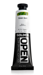 Golden OPEN Acrylic Paint Green Gold 59ml