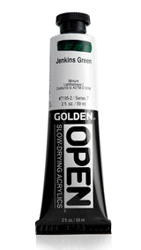 Golden OPEN Acrylic Paint Jenkins Green