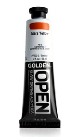 Golden OPEN Acrylic Paint Mars Yellow 59ml