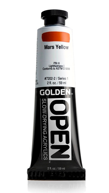 Golden OPEN Acrylic Paint Mars Yellow 59ml
