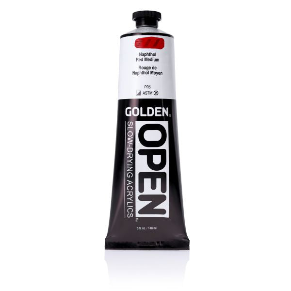 Golden OPEN Acrylic Paint Naphthol Red Medium