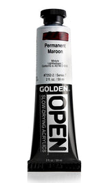 Golden OPEN Acrylic Paint Permanent Maroon