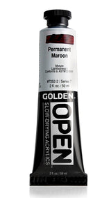 Golden OPEN Acrylic Paint Permanent Maroon