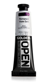 Golden OPEN Acrylic Paint Permanent Violet Dark 59ml