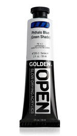 Golden OPEN Acrylic Paint Phthalo Blue (Green Shade) 59ml
