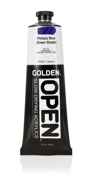 Golden OPEN Acrylic Paint Phthalo Blue (Green Shade) 148ml