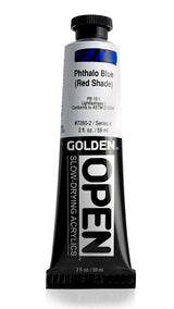 Golden OPEN Acrylic Paint Phthalo Blue (Red Shade) 59ml