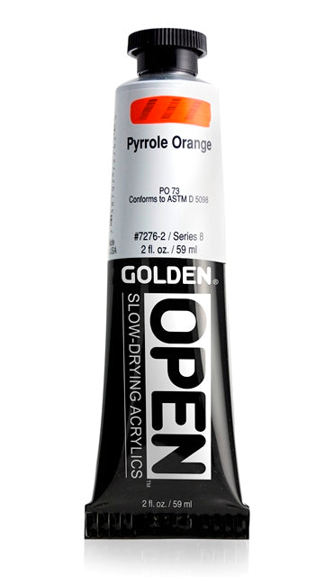 Golden OPEN Acrylic Paint Pyrrole Orange 59ml