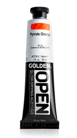 Golden OPEN Acrylic Paint Pyrrole Orange 59ml