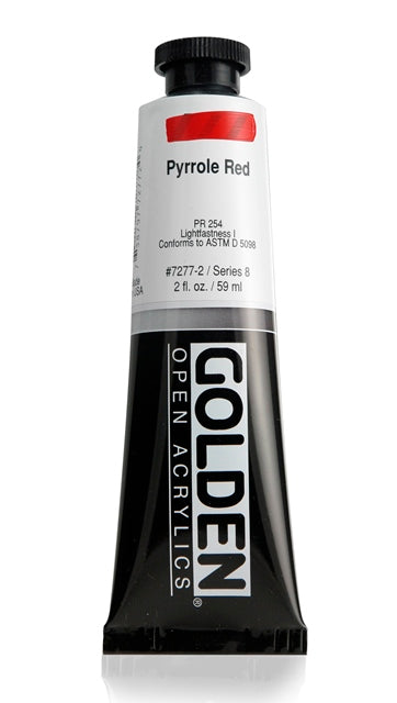 Golden OPEN Acrylic Paint Pyrrole Red 59ml