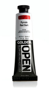 Golden OPEN Acrylic Paint Pyrrole Red Dark