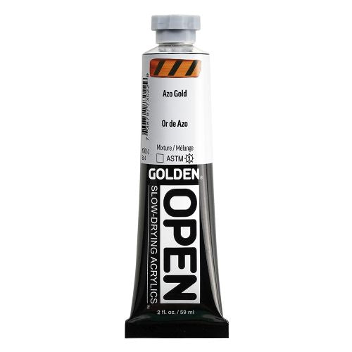 Golden OPEN Acrylic Paint Azo Gold 59ml