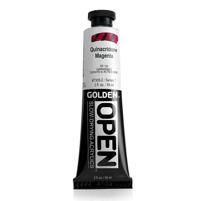 Golden OPEN Acrylic Paint Quinacridone Magenta