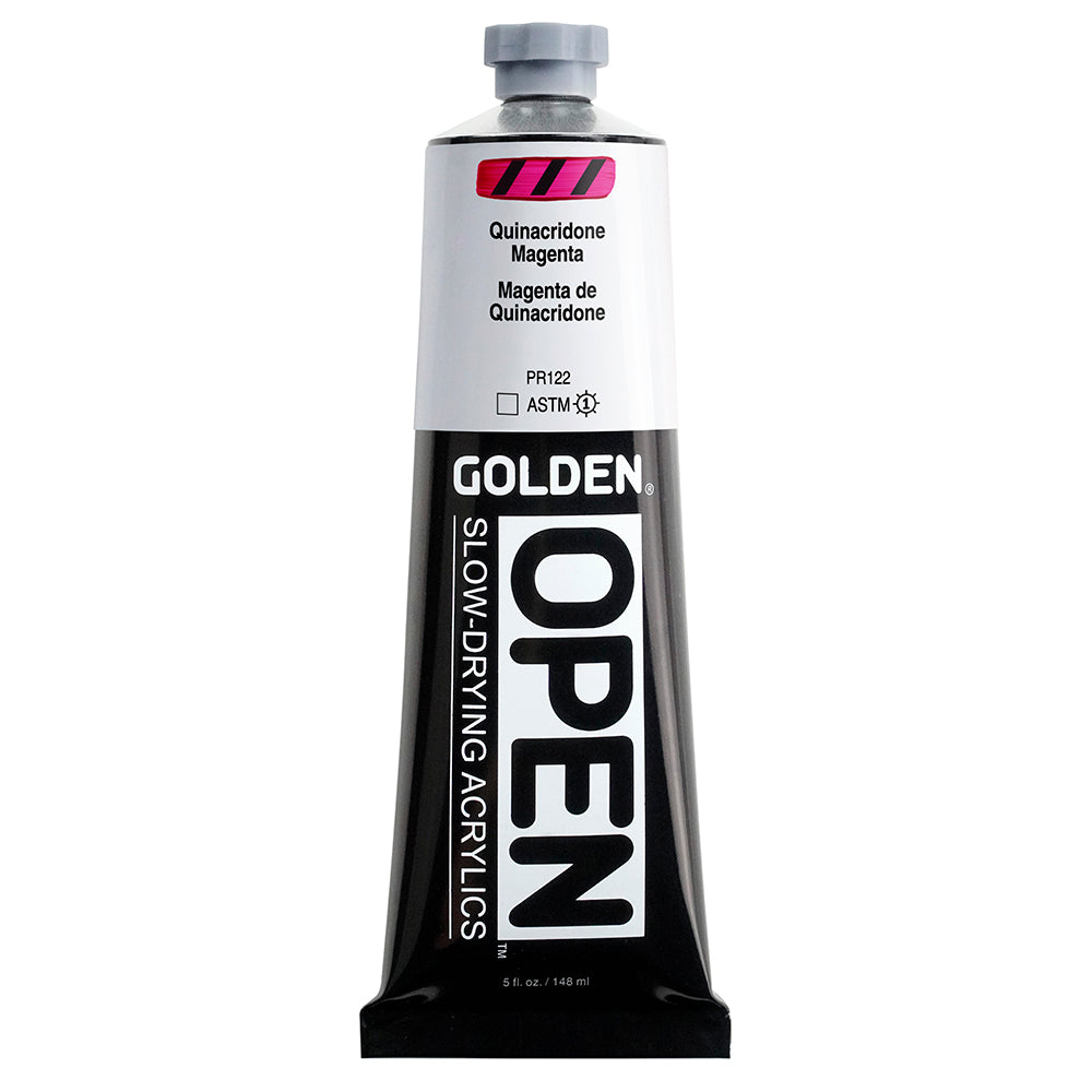 Golden OPEN Acrylic Paint Quinacridone Magenta 148ml