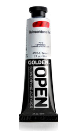 Golden OPEN Acrylic Paint Quinacridone Red