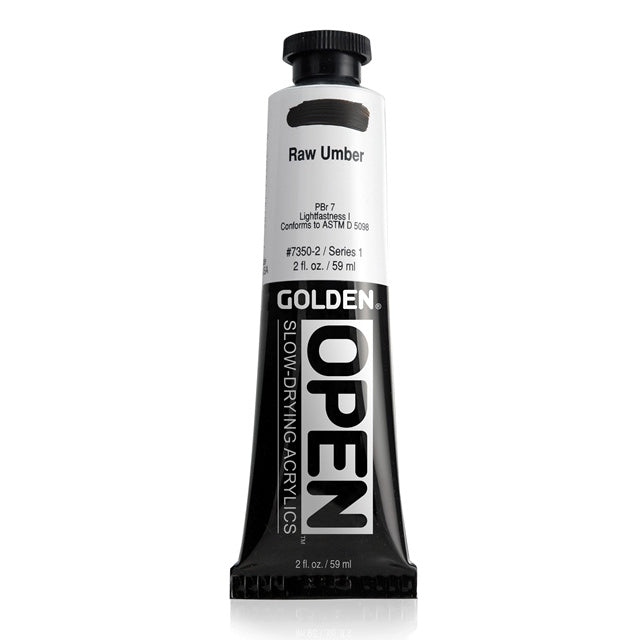 Golden OPEN Acrylic Paint Raw Umber