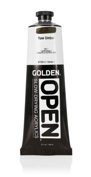 Golden OPEN Acrylic Paint Raw Umber