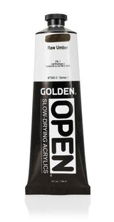 Golden OPEN Acrylic Paint Raw Umber