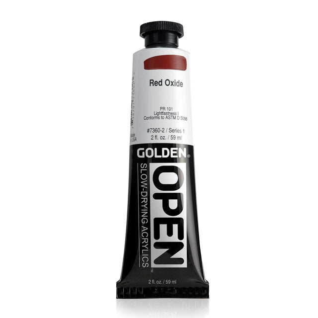 Golden OPEN Acrylic Paint Red Oxide