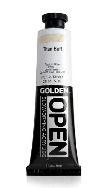 Golden OPEN Acrylic Paint Titan Buff 59ml