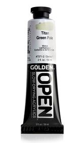 Golden OPEN Acrylic Paint Titan Green Pale 59ml