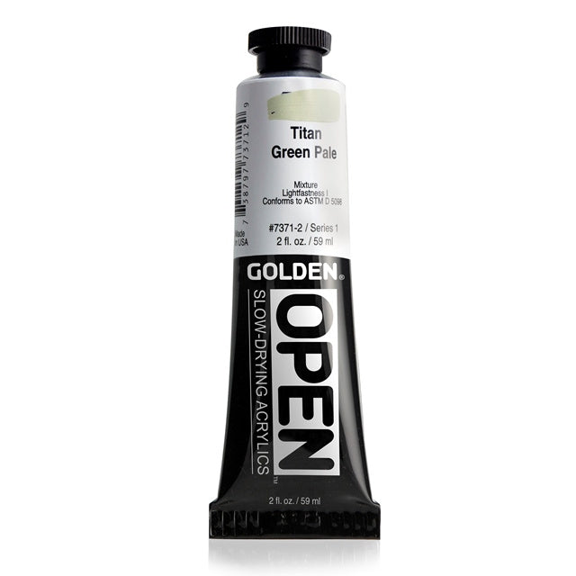 Golden OPEN Acrylic Paint Titan Green Pale