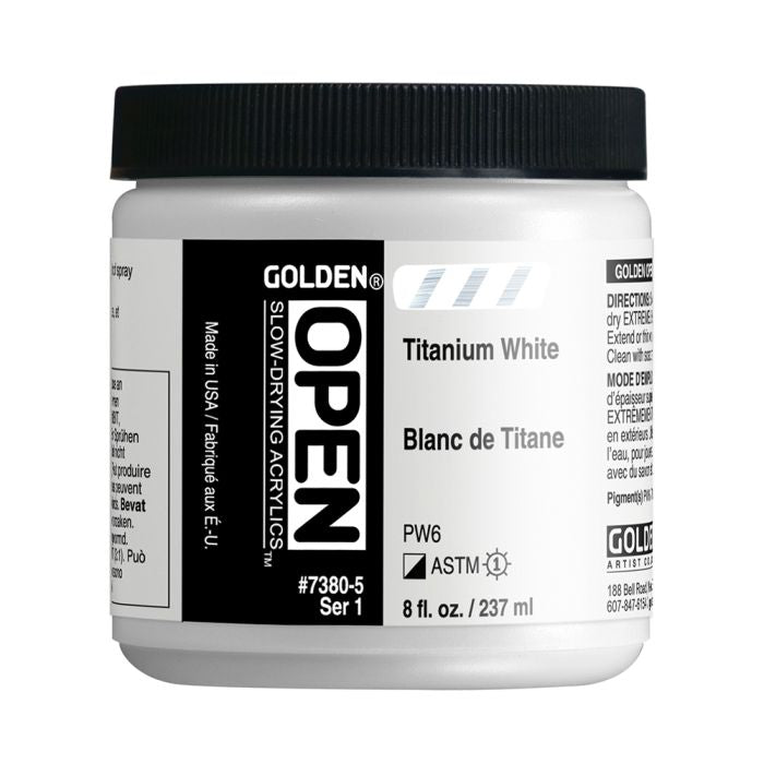 Golden OPEN Acrylic Paint Titanium White