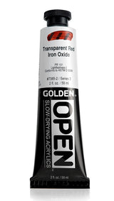 Golden OPEN Acrylic Paint Transparent Red Iron Oxide