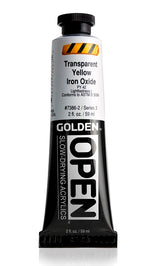 Golden OPEN Acrylic Paint Transparent Yellow Iron Oxide 59ml
