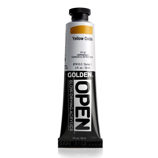 Golden OPEN Acrylic Paint Yellow Oxide