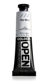 Golden OPEN Acrylic Paint Zinc White 59ml
