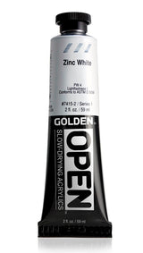 Golden OPEN Acrylic Paint Zinc White 59ml