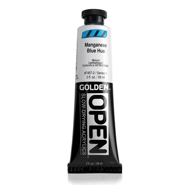 Golden OPEN Acrylic Paint Manganese Blue Hue