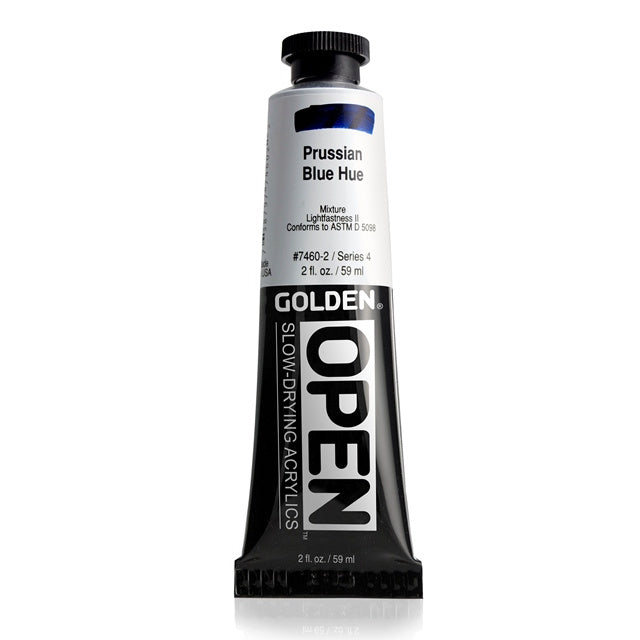 Golden OPEN Acrylic Paint Prussian Blue Hue
