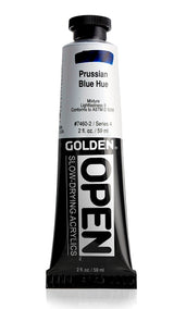 Golden OPEN Acrylic Paint Prussian Blue Hue