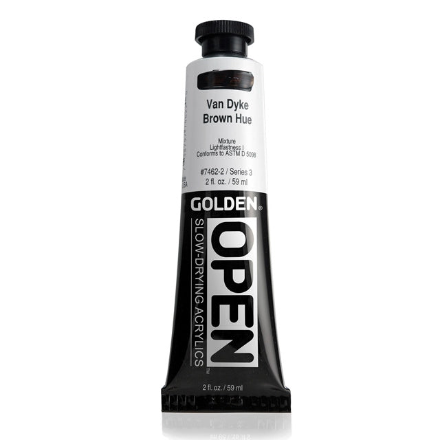 Golden OPEN Acrylic Paint Van Dyke Brown Hue