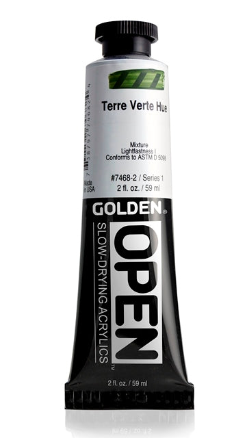 Golden OPEN Acrylic Paint Terre Verte Hue 59ml