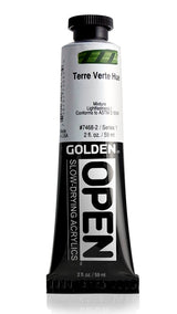Golden OPEN Acrylic Paint Terre Verte Hue 59ml