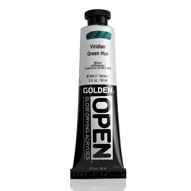 Golden OPEN Acrylic Paint Viridian Green Hue
