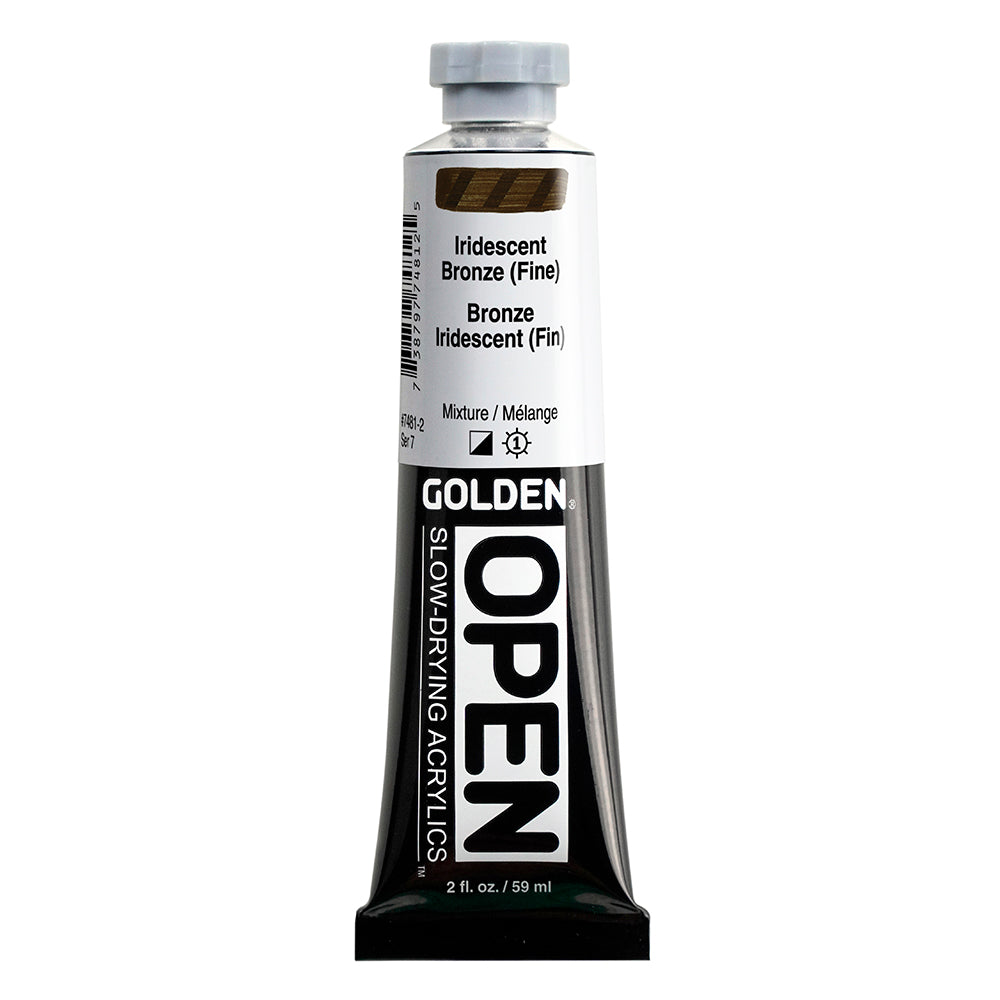 Golden OPEN Acrylic Paint Iridescent Bronze (Fine)