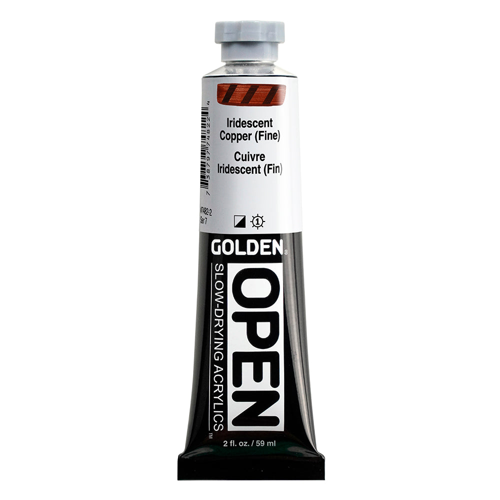 Golden OPEN Acrylic Paint Iridescent Copper (Fine)