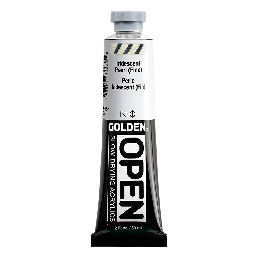 Golden OPEN Acrylic Paint Iridescent Pearl (Fine)