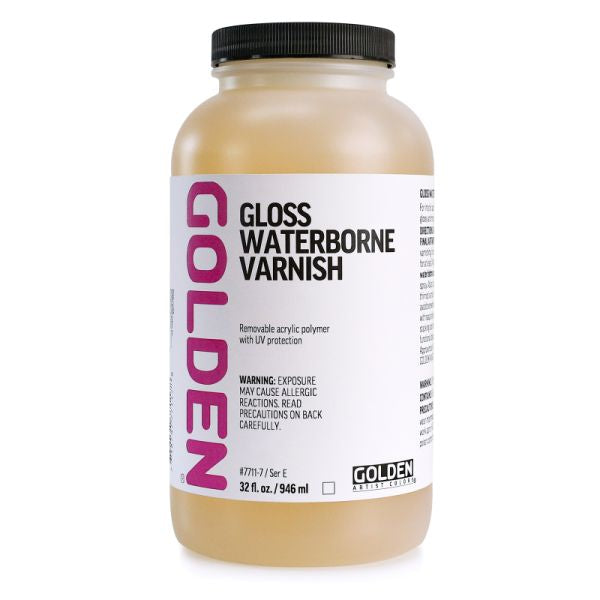 Golden Acrylic Medium Gloss Waterborne Varnish 946ml