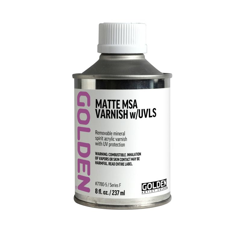 Golden Acrylic Medium Matte MSA Varnish w/UVLS 237ml