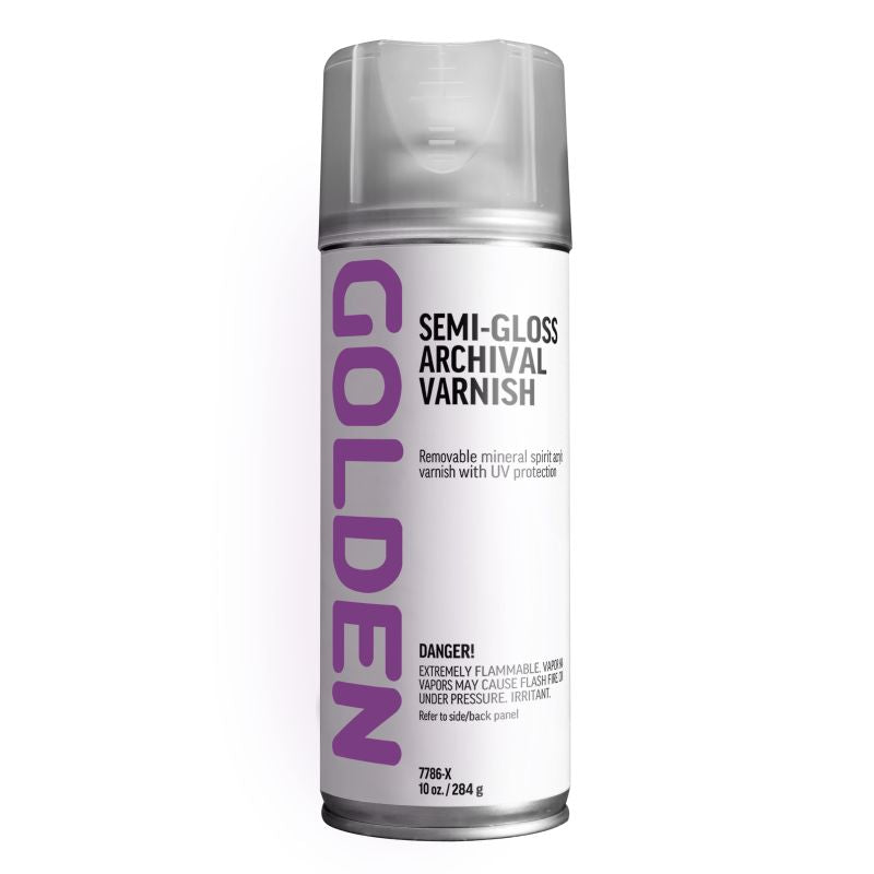 Golden Acrylic Medium Semi-Gloss Archival Varnish Spray 400ml