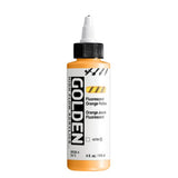 Golden High Flow Acrylic Paint Fluorescent Orange-Yellow 118ml